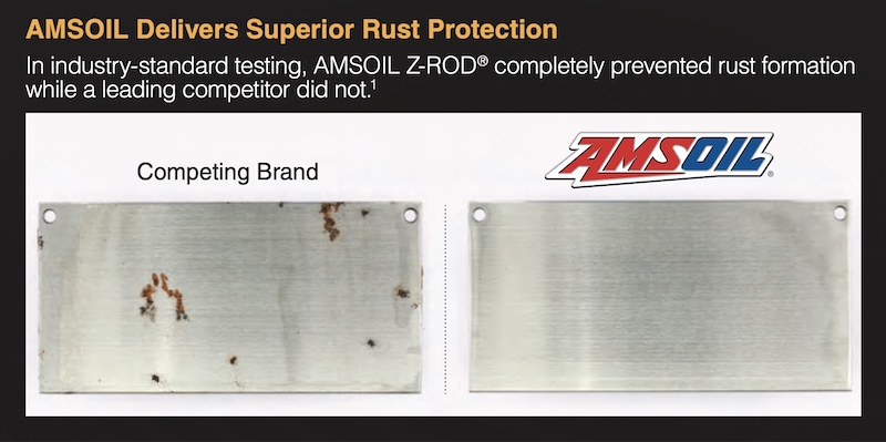 z-rod rust prevention test results